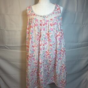 Floral Pink Women's Nightgown